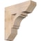 Ekena Millwork Merced Slat Smooth Bracket, Douglas Fir, 5 1/2"W x 20"D x 20"H BKT06X20X20MRC06SDF - alternate 1